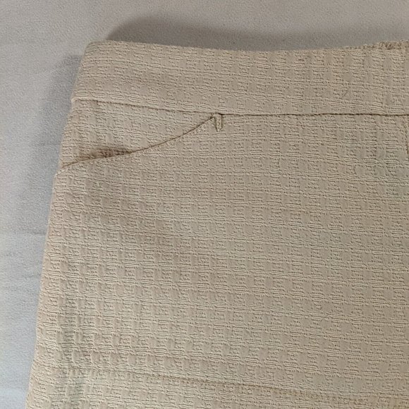 Leon Max Cream Beige Shorts Summer Textured Women's 2 Limited Edition - Picture 2 of 14